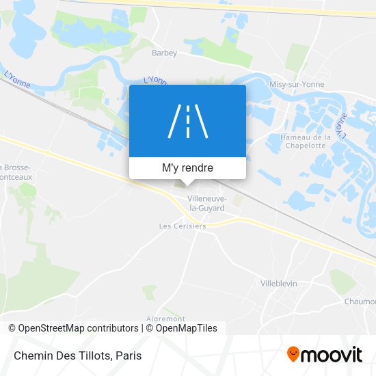 Chemin Des Tillots plan
