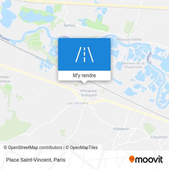 Place Saint-Vincent plan