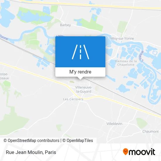 Rue Jean Moulin plan