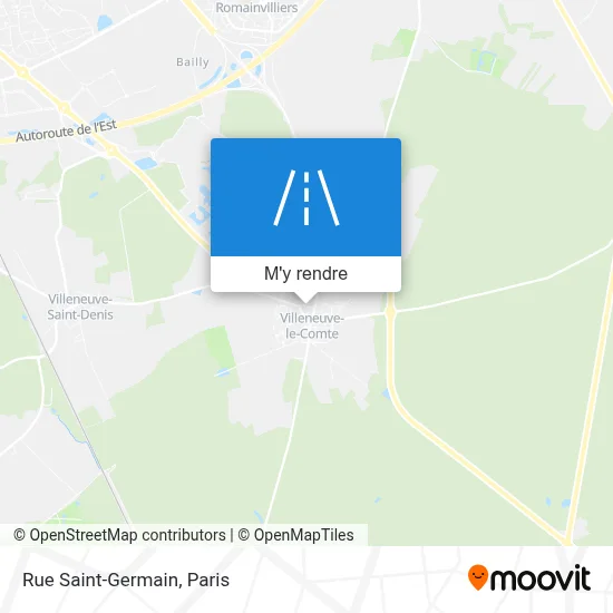 Rue Saint-Germain plan