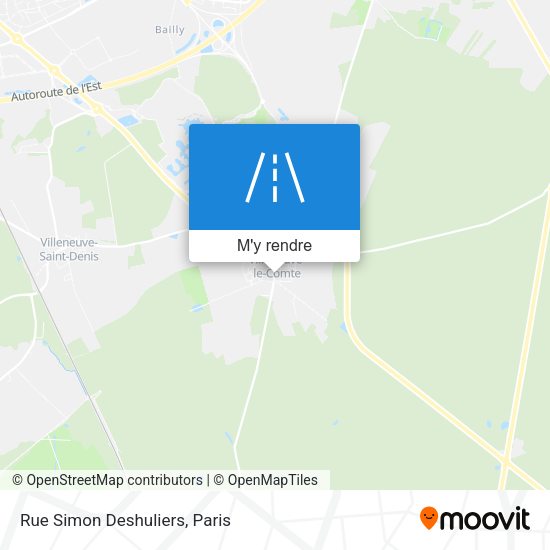 Rue Simon Deshuliers plan