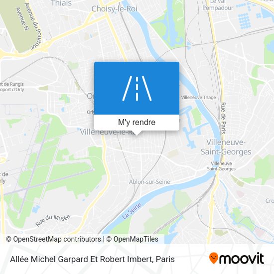 Allée Michel Garpard Et Robert Imbert plan