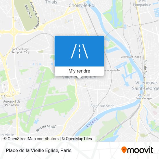 Place de la Vieille Église plan