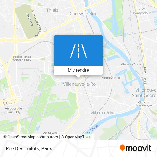 Rue Des Tuilots plan