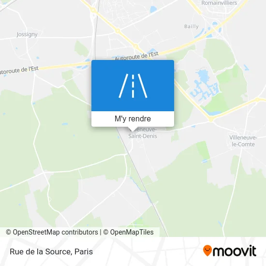 Rue de la Source plan