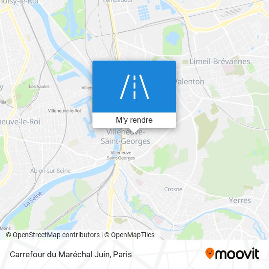 Carrefour du Maréchal Juin plan