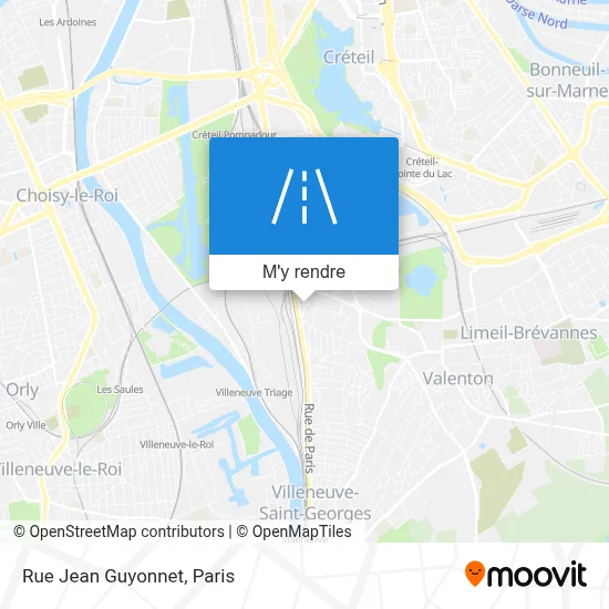 Rue Jean Guyonnet plan