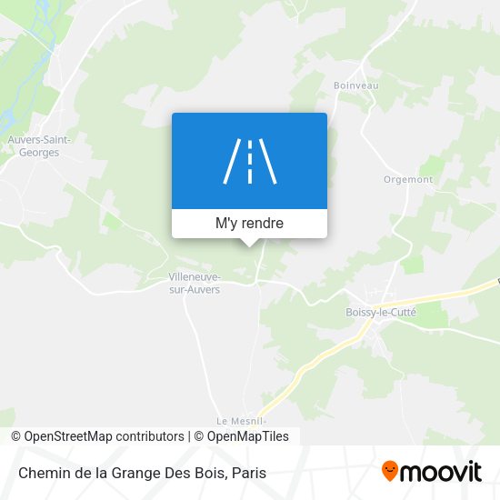 Chemin de la Grange Des Bois plan
