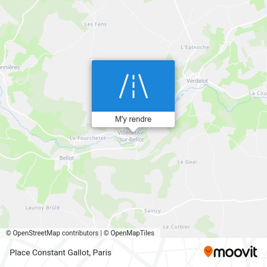 Place Constant Gallot plan