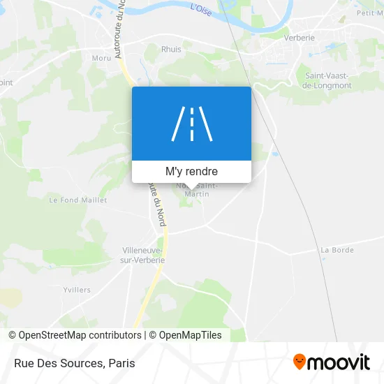 Rue Des Sources plan