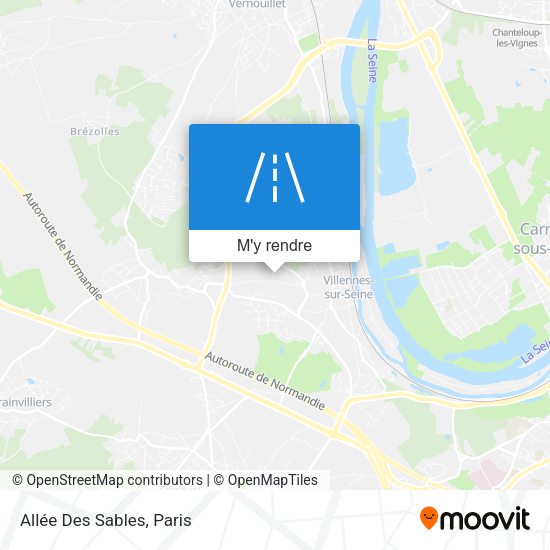 Allée Des Sables plan