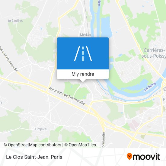 Le Clos Saint-Jean plan