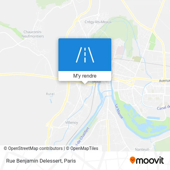 Rue Benjamin Delessert plan