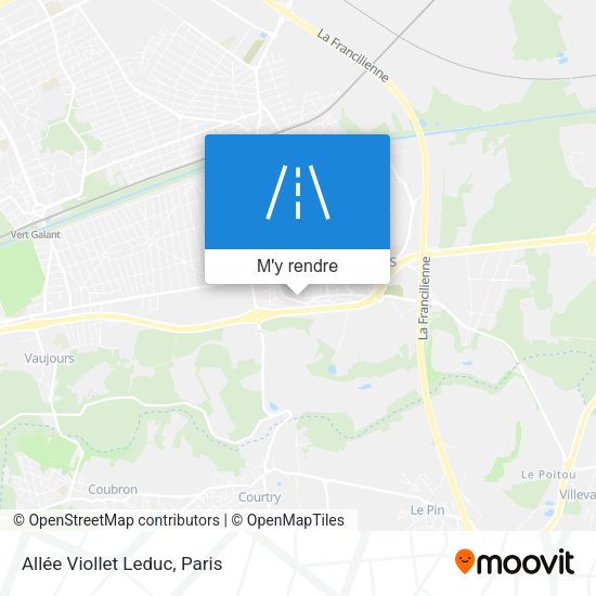 Allée Viollet Leduc plan