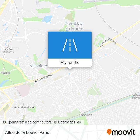Allée de la Louve plan