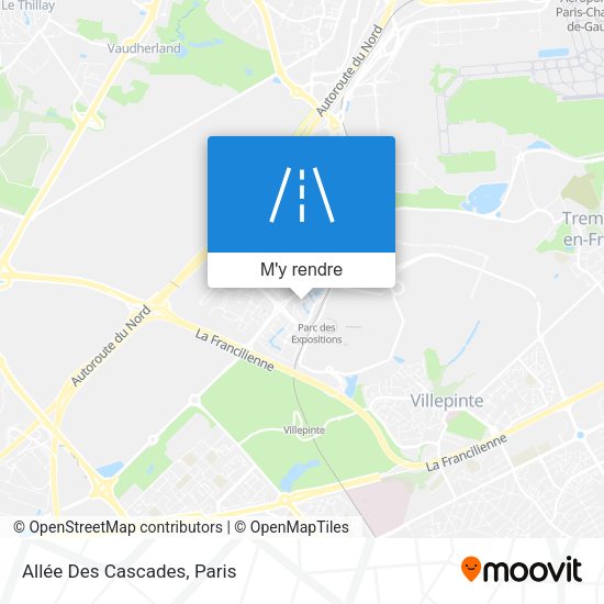 Allée Des Cascades plan