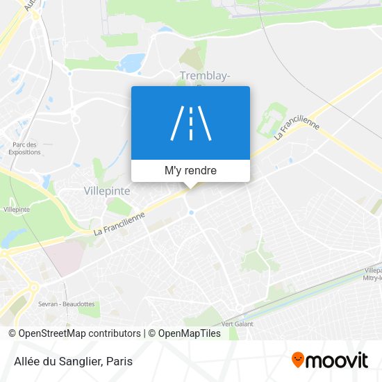 Allée du Sanglier plan