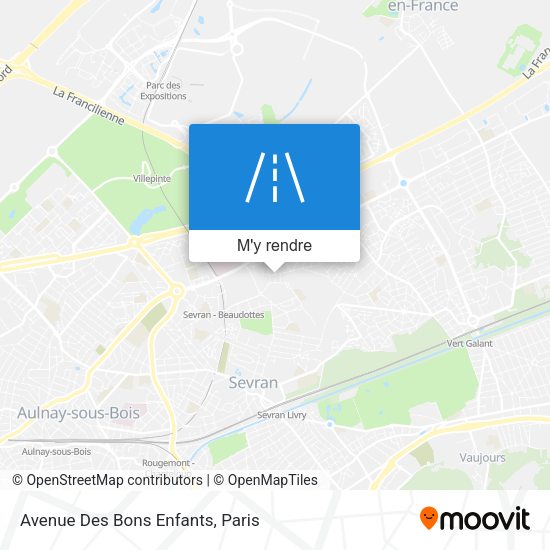 Avenue Des Bons Enfants plan