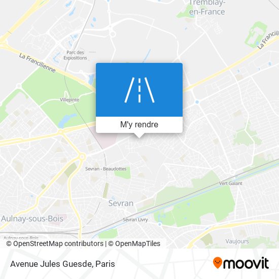 Avenue Jules Guesde plan