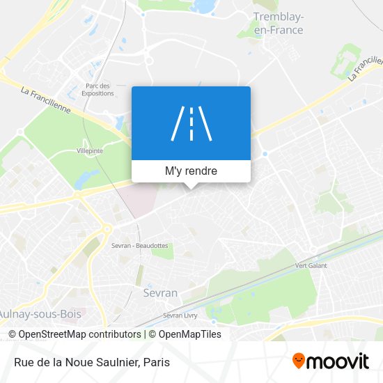 Rue de la Noue Saulnier plan