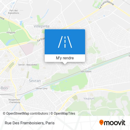 Rue Des Framboisiers plan