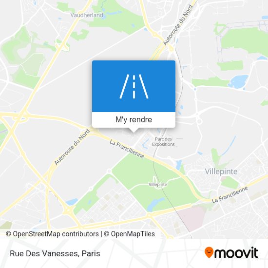 Rue Des Vanesses plan