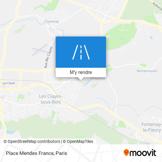 Place Mendes France plan