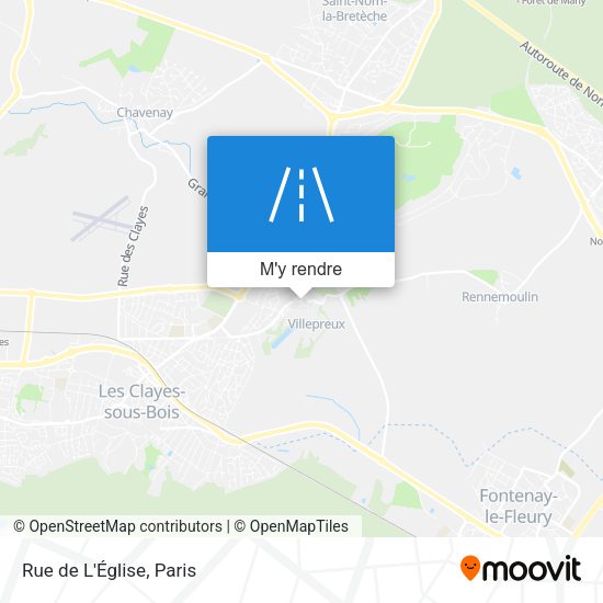 Rue de L'Église plan