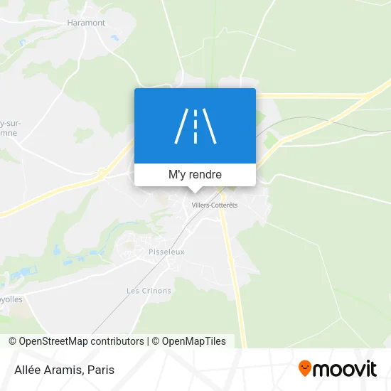 Allée Aramis plan