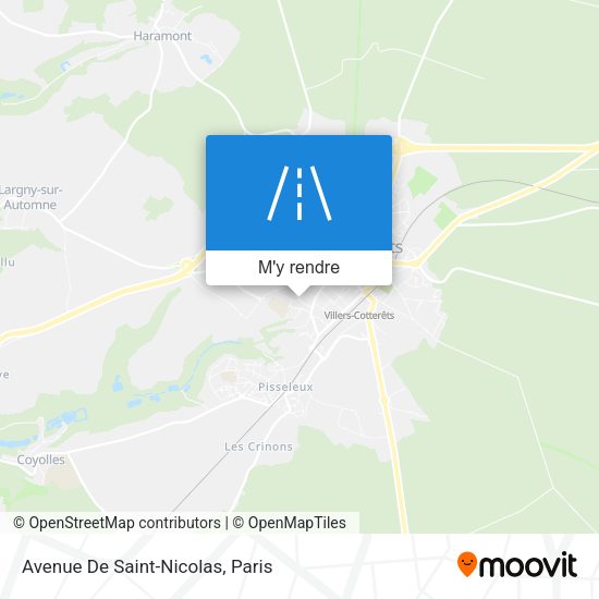 Avenue De Saint-Nicolas plan