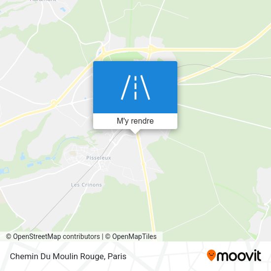 Chemin Du Moulin Rouge plan