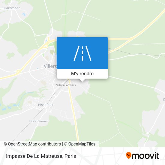 Impasse De La Matreuse plan