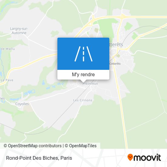 Rond-Point Des Biches plan