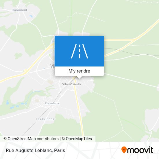 Rue Auguste Leblanc plan