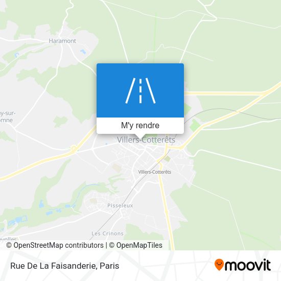 Rue De La Faisanderie plan