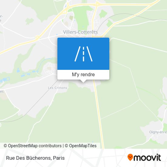 Rue Des Bûcherons plan