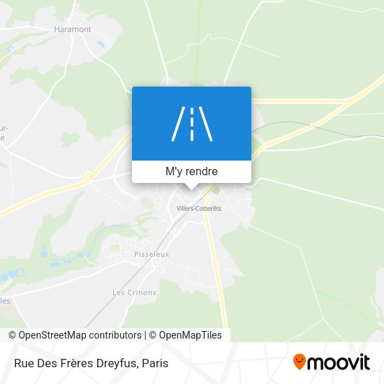 Rue Des Frères Dreyfus plan