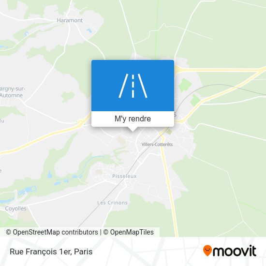 Rue François 1er plan