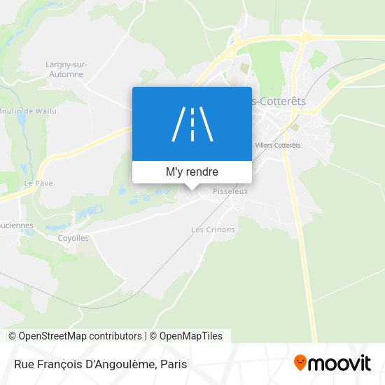Rue François D'Angoulème plan