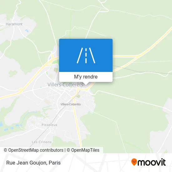 Rue Jean Goujon plan