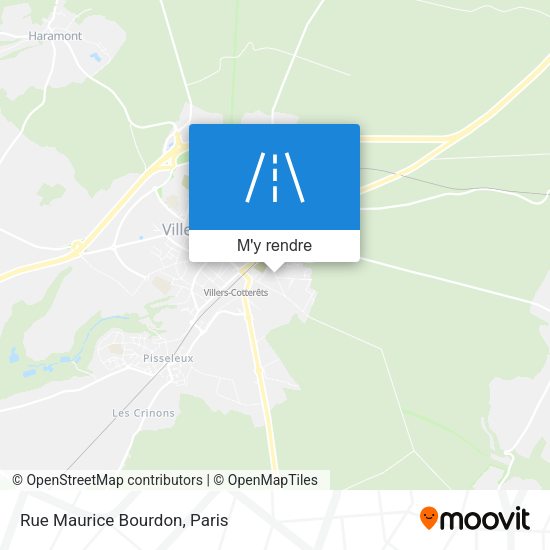 Rue Maurice Bourdon plan