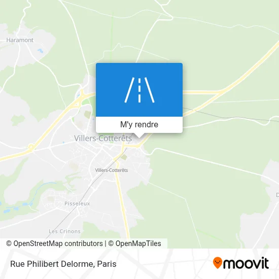 Rue Philibert Delorme plan