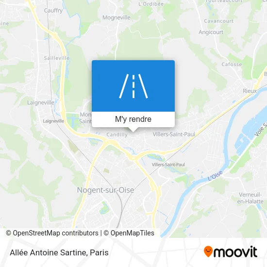 Allée Antoine Sartine plan
