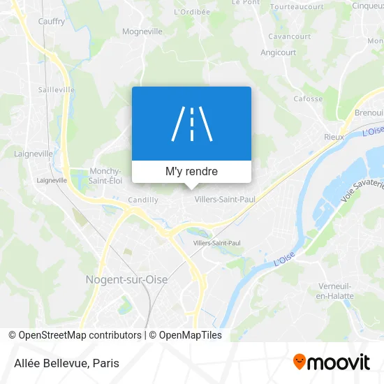 Allée Bellevue plan