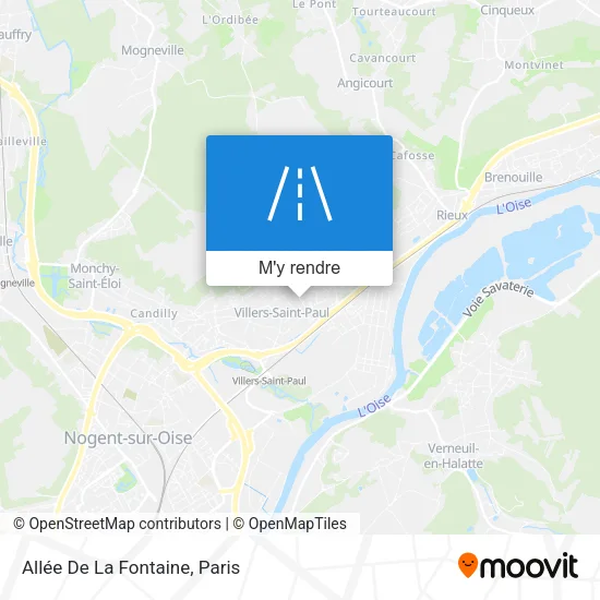 Allée De La Fontaine plan