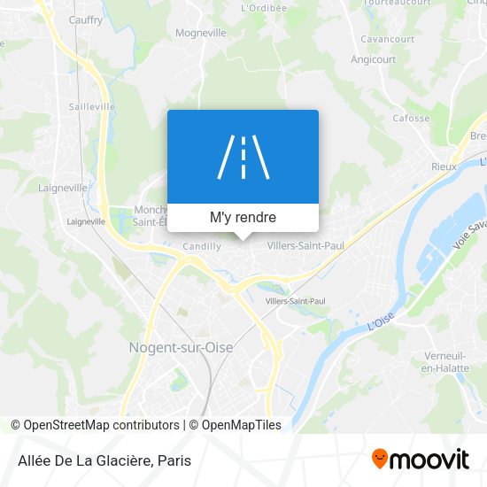 Allée De La Glacière plan