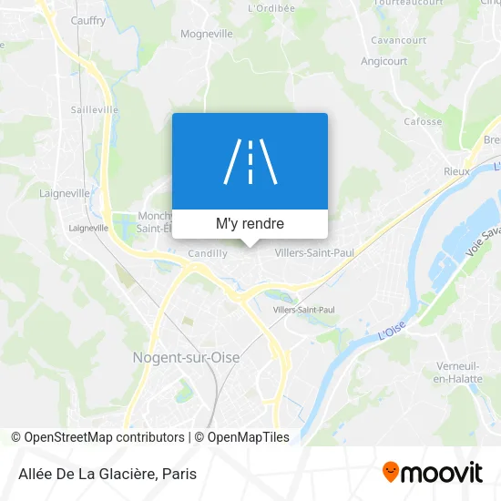 Allée De La Glacière plan