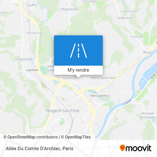 Allée Du Comte D'Archiac plan