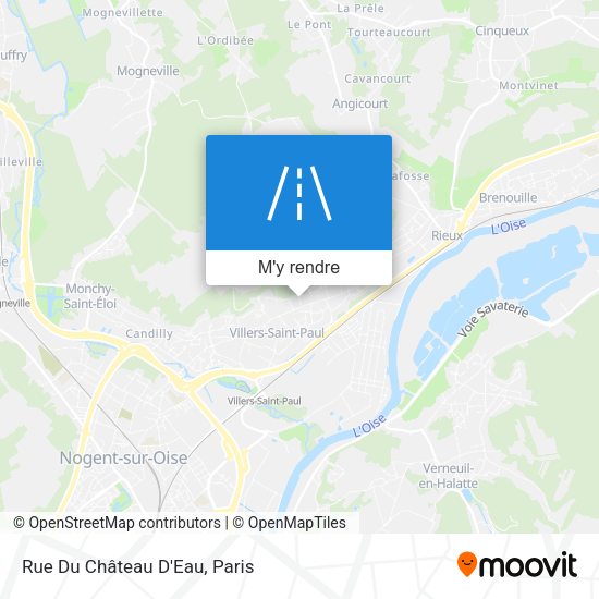 Rue Du Château D'Eau plan