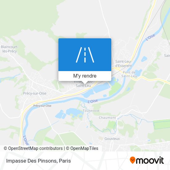 Impasse Des Pinsons plan
